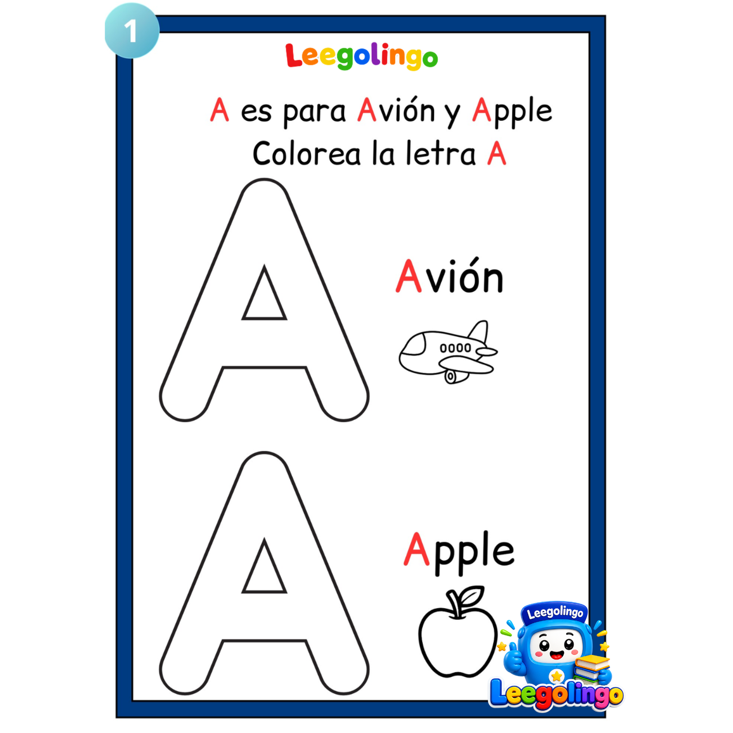 Leegolingo Preescolar – Volumen 1 | Más de 50 Actividades Educativas para Niños de 3 a 6 Años