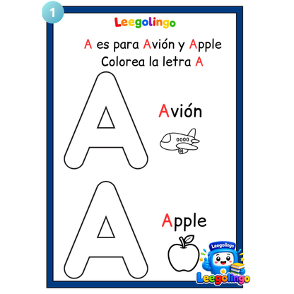 Leegolingo Preescolar – Volumen 1 | Más de 50 Actividades Educativas para Niños de 3 a 6 Años