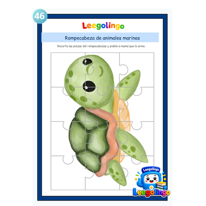 Leegolingo Preescolar – Volumen 1 | Más de 50 Actividades Educativas para Niños de 3 a 6 Años